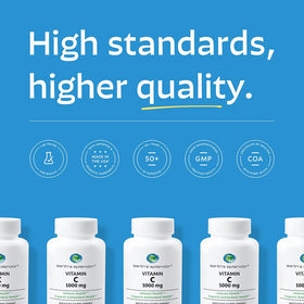 Earth's Splendor Complément Alimentaire Vitamine C 1000 mg flacon ouvert