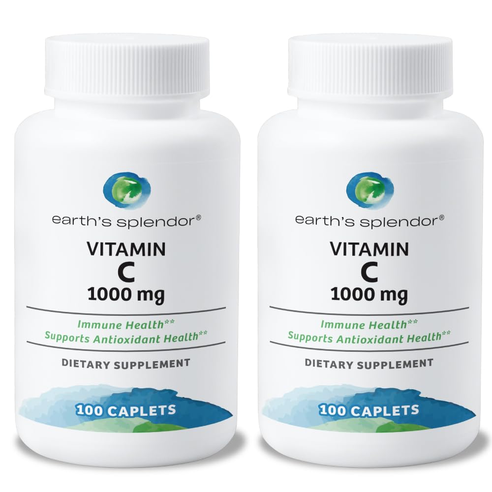 Earth's Splendor Complément Alimentaire Vitamine C 1000 mg pack avant