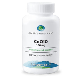 Earth's Splendor CoQ10 100mg 120 gélules, vue de face