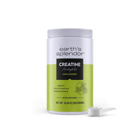 Earth's Splendor créatine monohydrate 60 portions vue de face