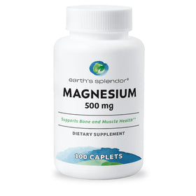 Earth's Splendor Magnésium 500 mg comprimés en boîte