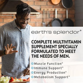 Earth's Splendor Multivitamines pour Hommes 120 comprimés côté