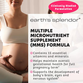 Earth's Splendor Multivitamines Prénatales 180 Comprimés côté