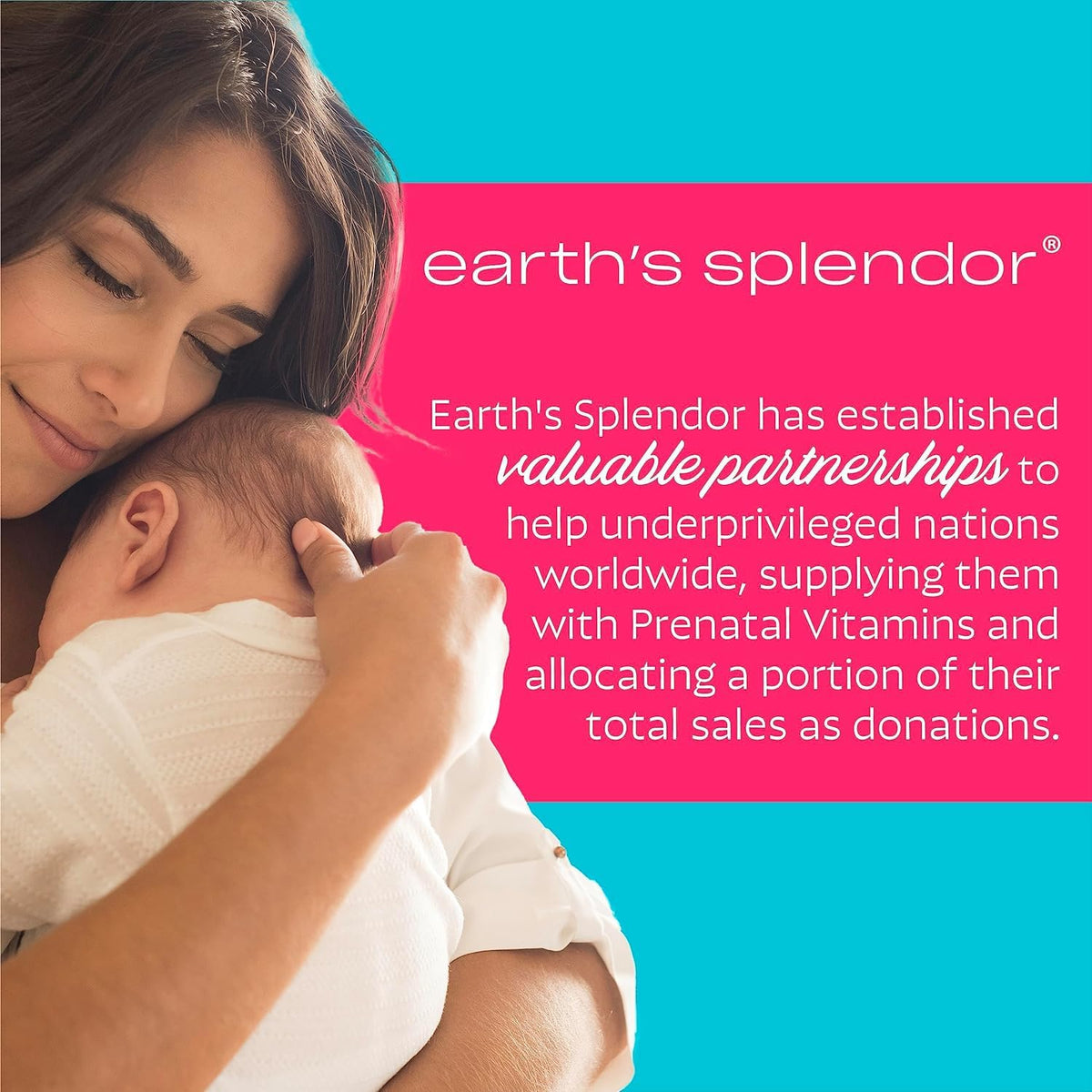 Earth's Splendor Multivitamines Prénatales 180 Comprimés sur une table