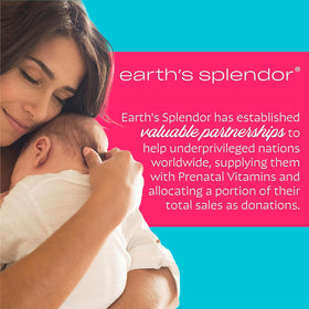 Earth's Splendor Multivitamines Prénatales 180 Comprimés sur une table