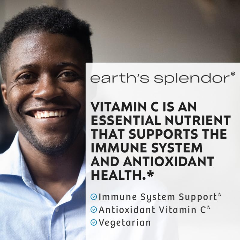Earth's Splendor Vitamine C 500 mg 100 comprimés côté