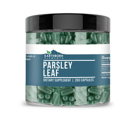 Earthborn Elements 200 capsules de persil, vue de face