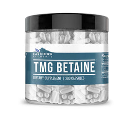 Earthborn Elements 200 capsules TMG Betaine Anhydrous vue avant