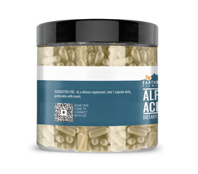 Earthborn Elements Alpha-Lipoic Acid capsules, une capsule sur un fond neutre
