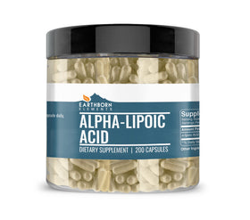 Earthborn Elements Alpha-Lipoic Acid capsules, vue de face