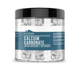 Earthborn Elements Carbonate de Calcium 200 Capsules, vue de face