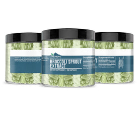 Earthborn Elements Extrait de Brocoli 200 Capsules sur fond blanc