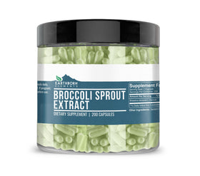 Earthborn Elements Extrait de Brocoli 200 Capsules vue de face
