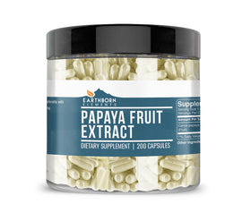 Earthborn Elements Extraits de Papaye 200 Capsules vue de face