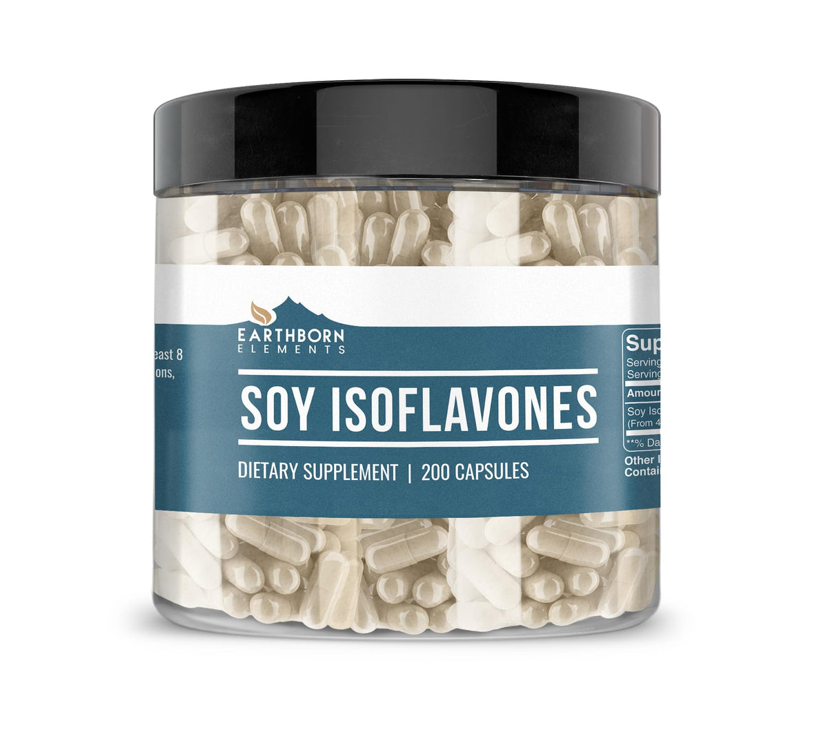 Earthborn Elements Isoflavones de Soja 200 Capsules vue avant