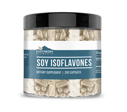 Earthborn Elements Isoflavones de Soja 200 Capsules vue avant