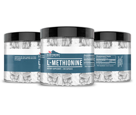 Earthborn Elements L-Méthionine 200 gélules dans leur emballage