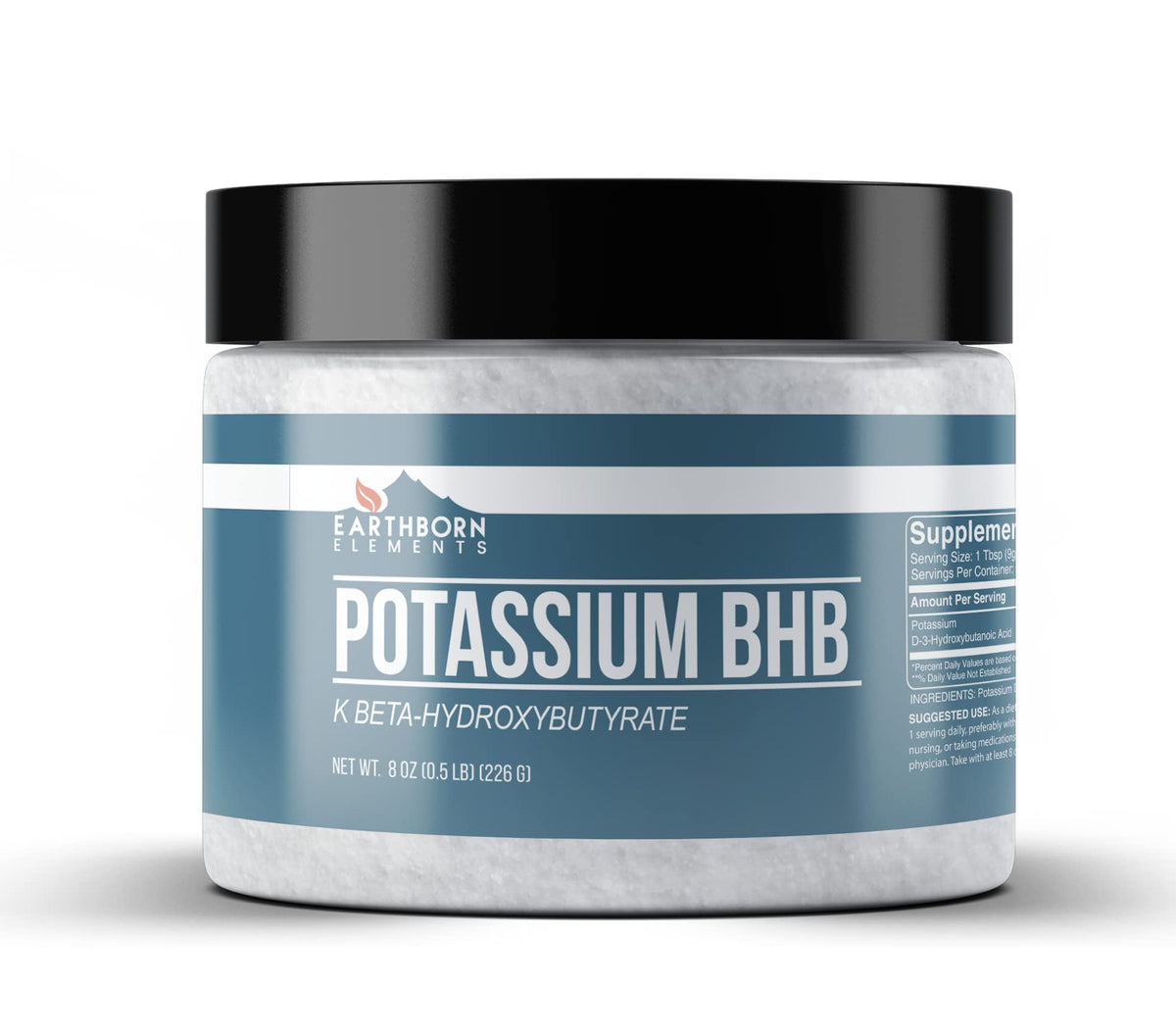 Earthborn Elements Potassium D-Beta-Hydroxybutyrate 612g packaging front view