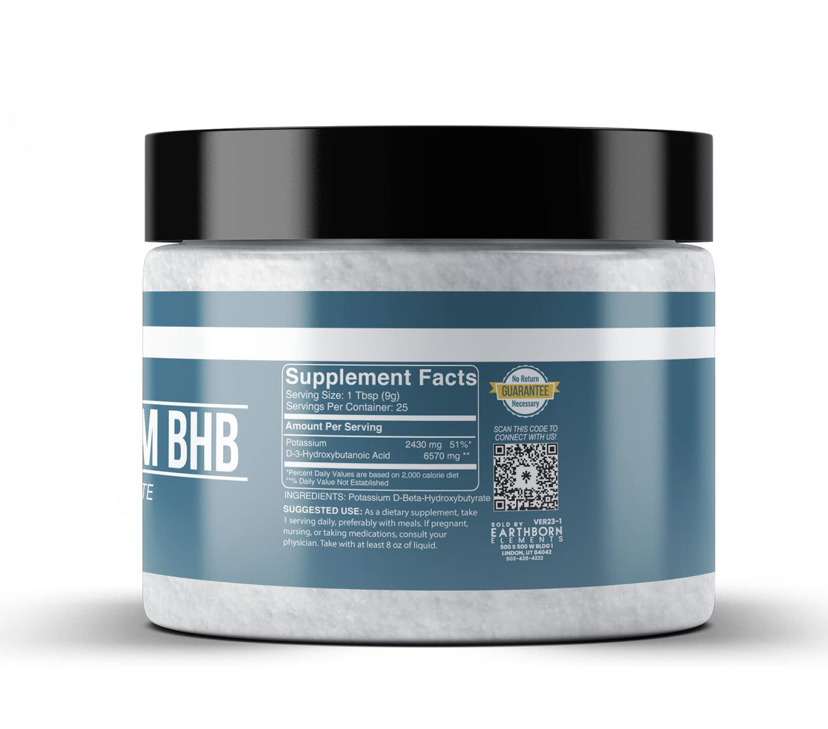 Earthborn Elements Potassium D-Beta-Hydroxybutyrate ingredients list