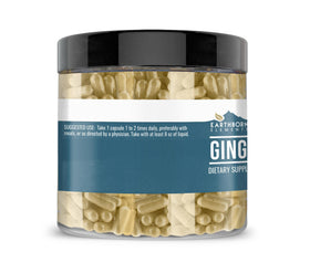 Earthborn Elements Racine de Gingembre 200 Capsules arrière