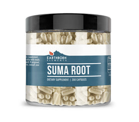 Earthborn Elements Suma Root 200 Capsules, vue de face