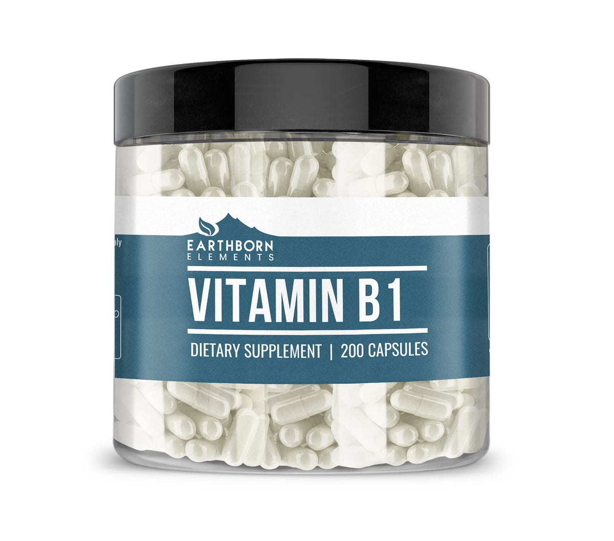 Earthborn Elements Vitamine B1 Mononitrate 200 gélules vue de face
