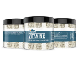 Earthborn Elements Vitamine C 200 capsules avec étiquette