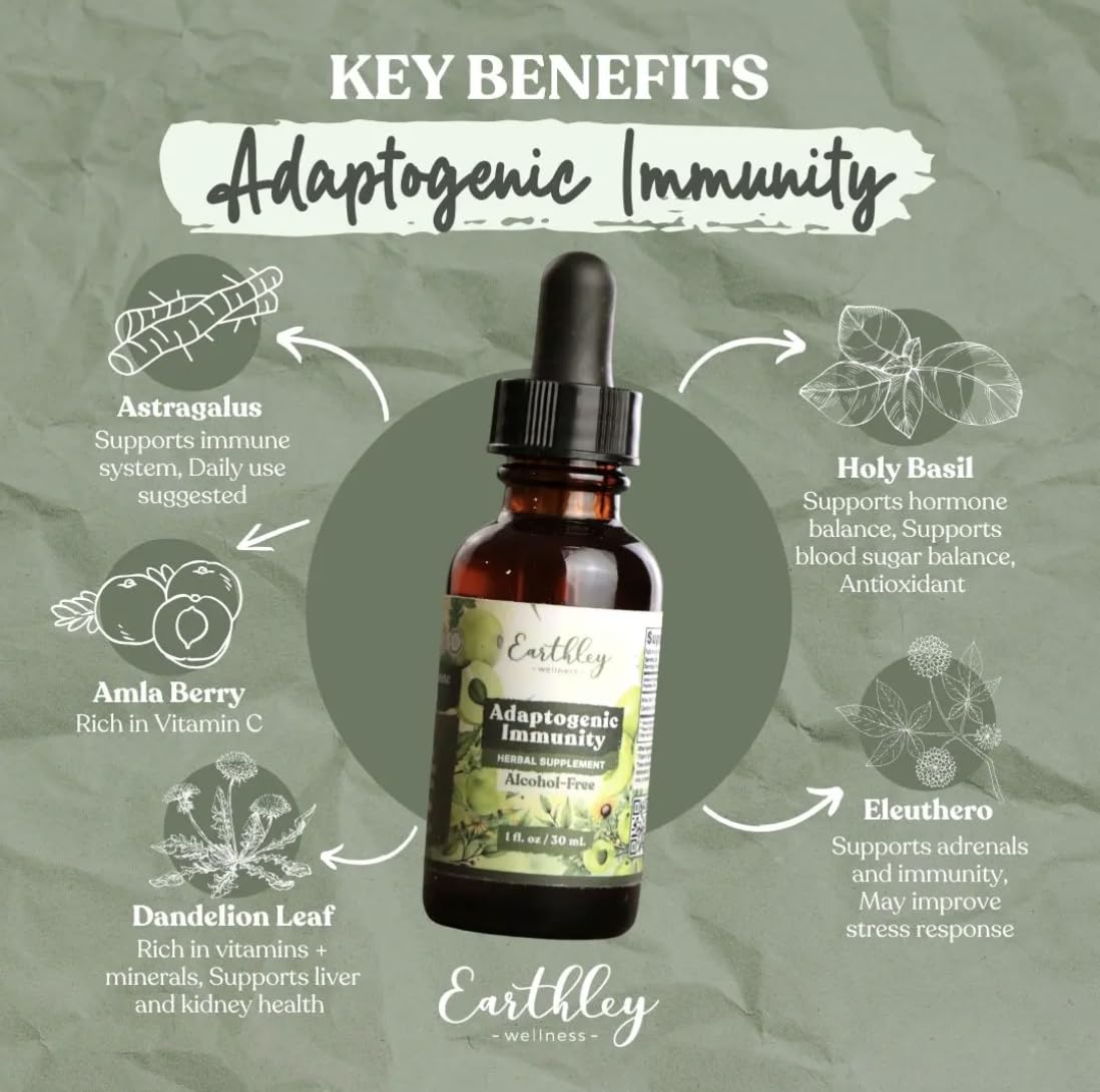 Earthley Wellness Adaptogenic daily wellness 132g - vue arrière