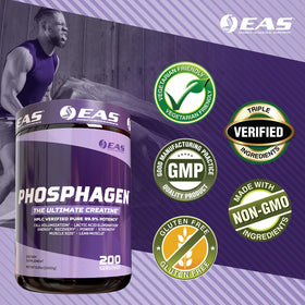 EAS Phosphagen créatine poudre, cuillère doseuse incluse