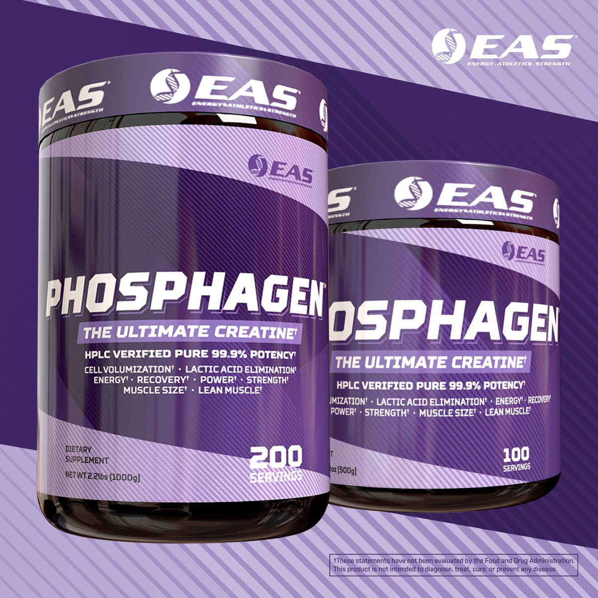 EAS Phosphagen créatine poudre, utilisation dans un shaker
