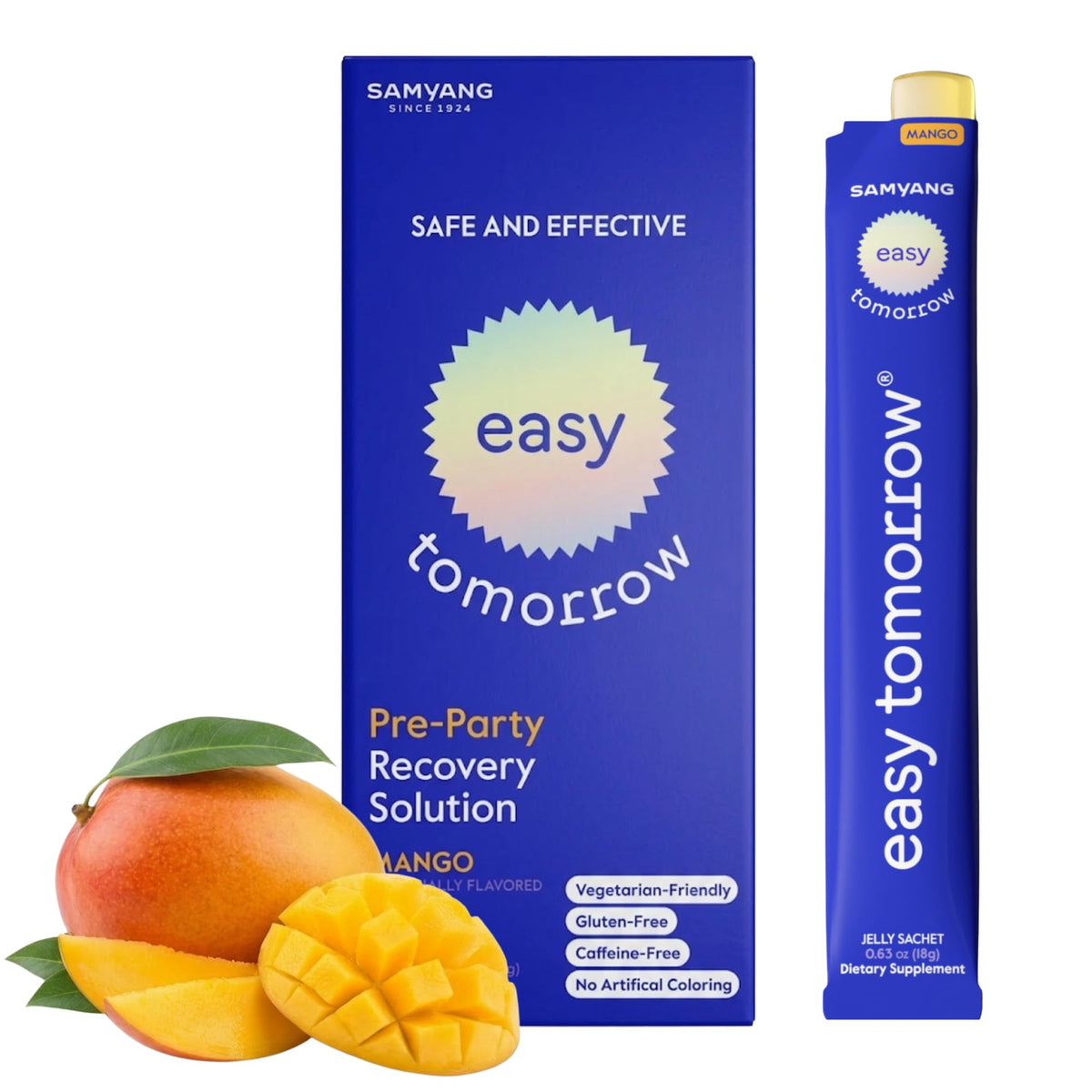 EASY TOMORROW Solution Prédécollation en Gelée Stick de Mangue - vue de face