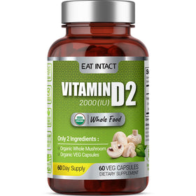 EAT INTACT Vitamine D2 2000 UI capsules vue de face