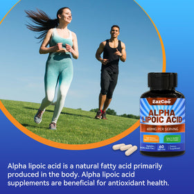EAZGOO Acide Alpha Lipoïque 600 mg capsules côté