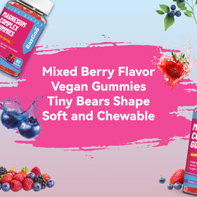 EAZGOO Gummies Magnésium 800mg avec ingrédients naturels