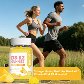 EAZGOO Gummies Vitamine D3 K2 10000 IU 60 Comprimés - vue de côté