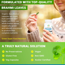 Échantillon de Brahmi Bio Organic Aura en poudre