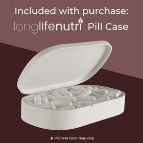 Échantillon de capsules de Shilajit avec une main