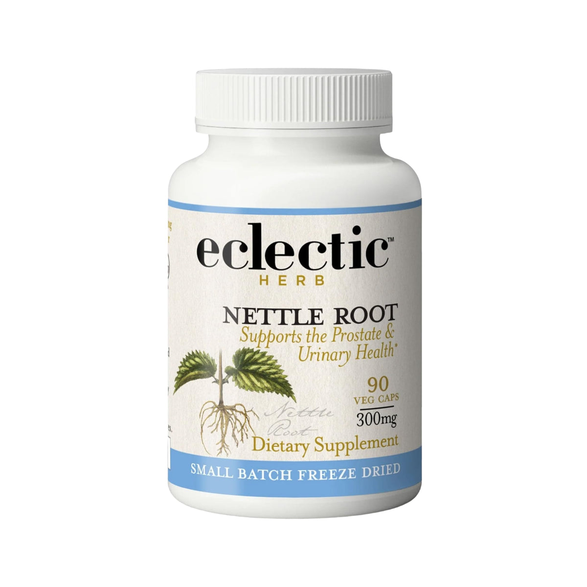 ECLECTIC INSTITUTE capsules de racine d'ortie 250 mg vue de face