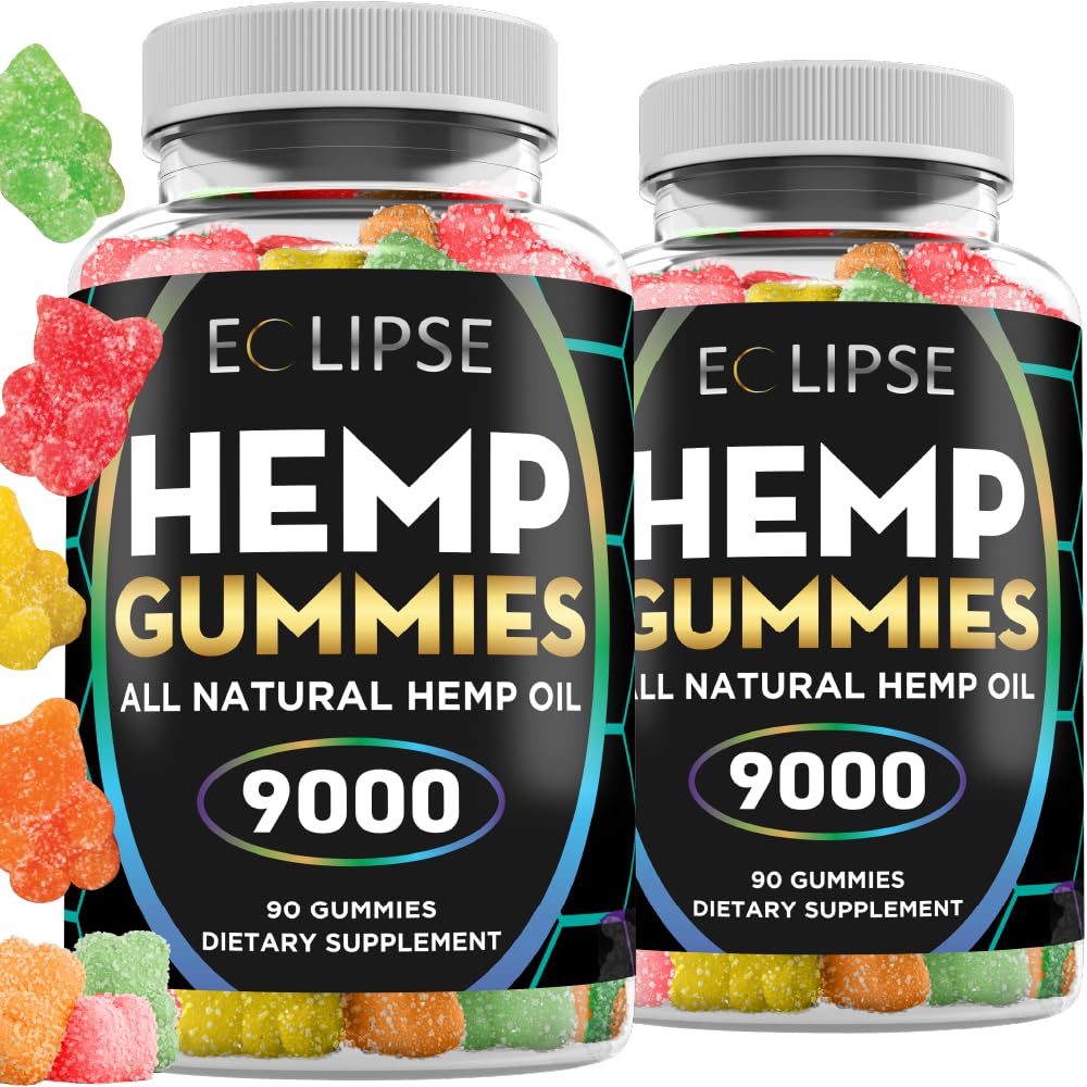 Eclipse Hemp Bonbons au Chanvre 180 Gummies Naturels vue avant
