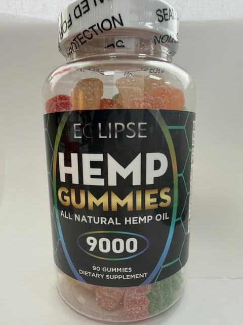 Eclipse Hemp Bonbons au Chanvre gummies en gros plan
