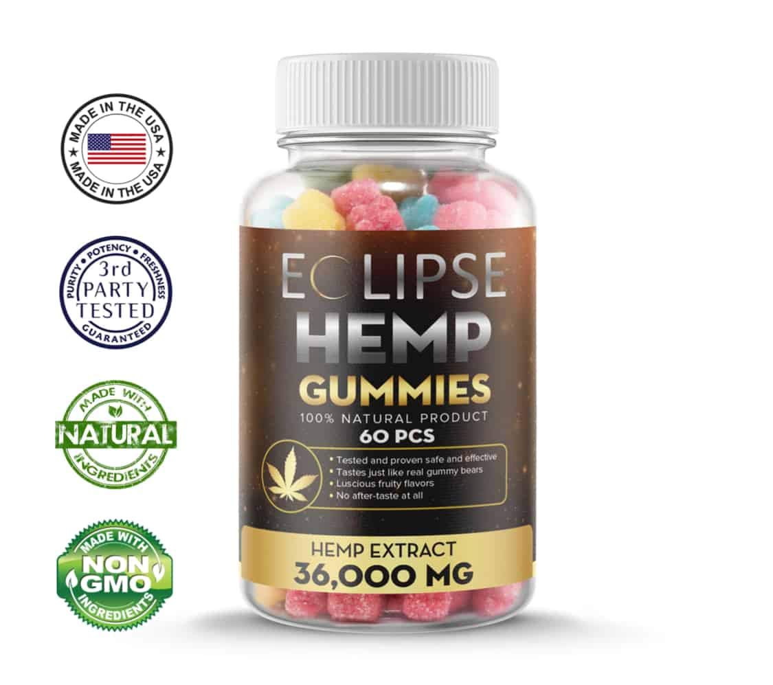 Eclipse Hemp Bonbons Gélifiés 600 MG par bonbon - présentation