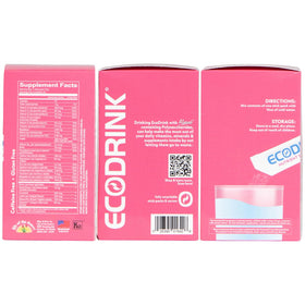 Eco Drink EcoDrink boîte de 24 sachets sur fond blanc