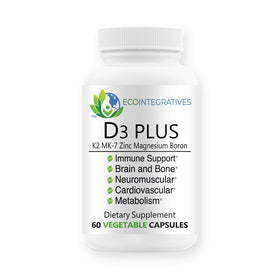 EcoIntegratives D3 Plus Boron 60 capsules végétales, vue de face