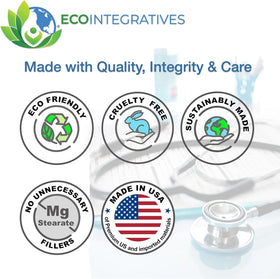 EcoIntegratives DHEA 10mg 90 capsules sur un fond neutre