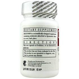 Ecological Formulas Oncotonin Melatonin 10 mg 30 Caps - gélules en gros plan