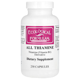 Ecological Formulas Thiamine 250 Capsules vue avant