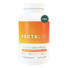 EcoNugenics PectaSol Pectine d'Agrumes Modifiée 90 Capsules vue de face
