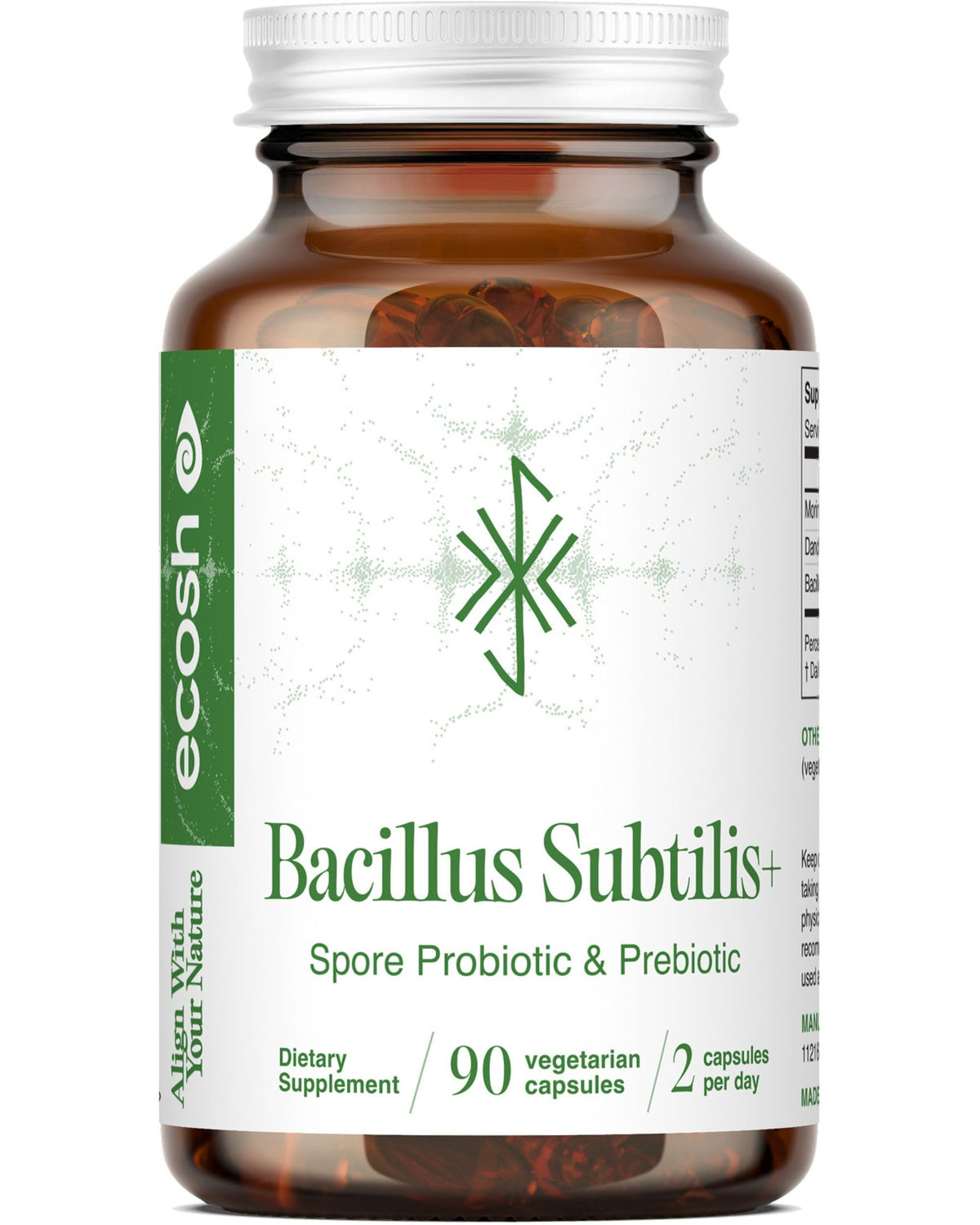 Ecosh complément alimentaire probiotique Bacillus Subtilis 250g vue avant