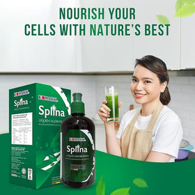 EDMARK Splina Chlorophylle Liquide 500ml - préparation d'une boisson