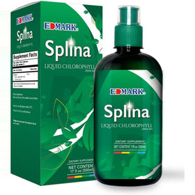 EDMARK Splina Chlorophylle Liquide 500ml - vue avant de la bouteille